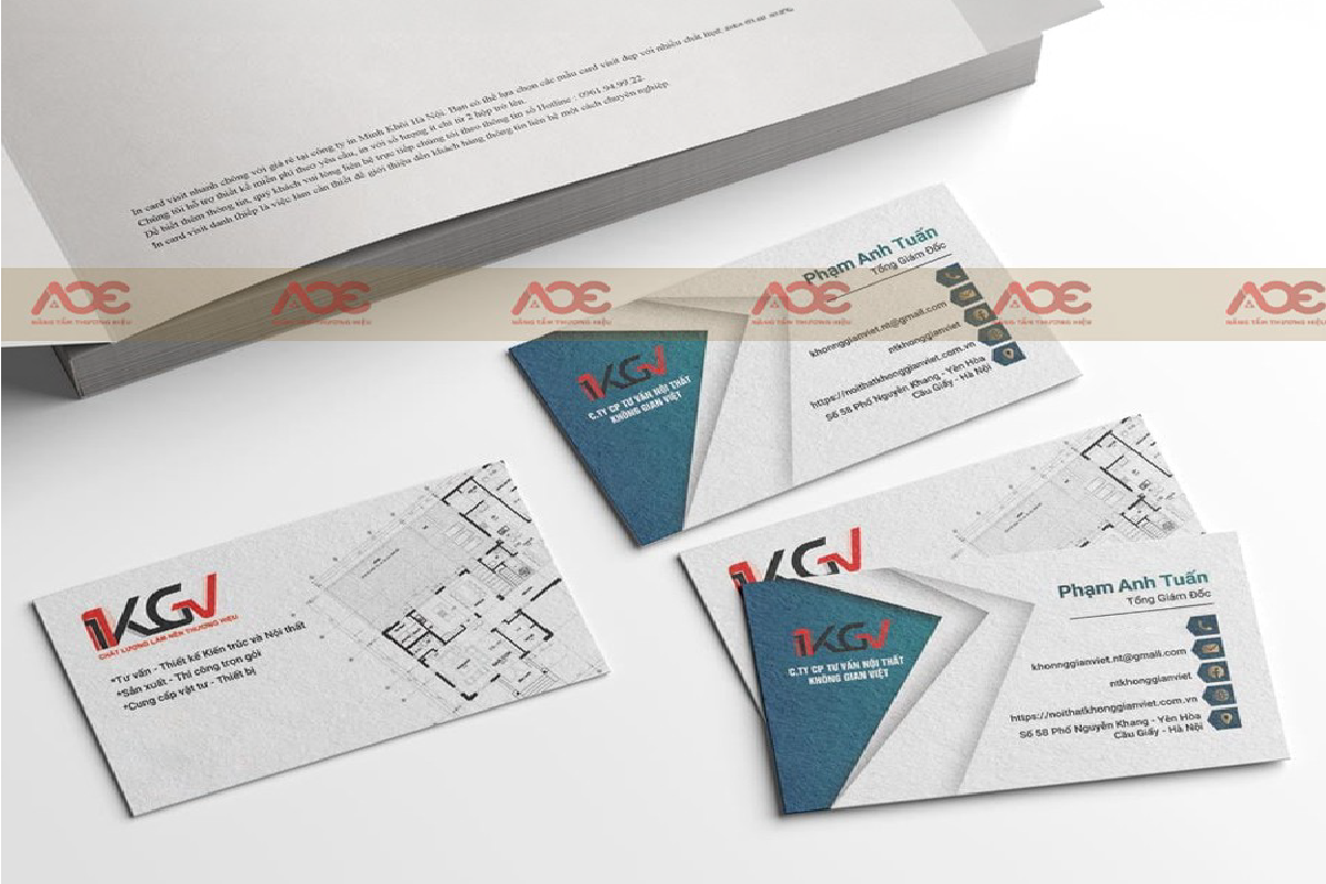 Một số mẫu card visit nổi bật tại In ấn ACE 5