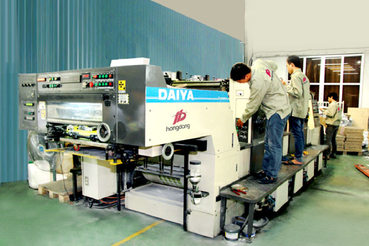 Quy trình sản xuất in hộp giấy tại xưởng in 2