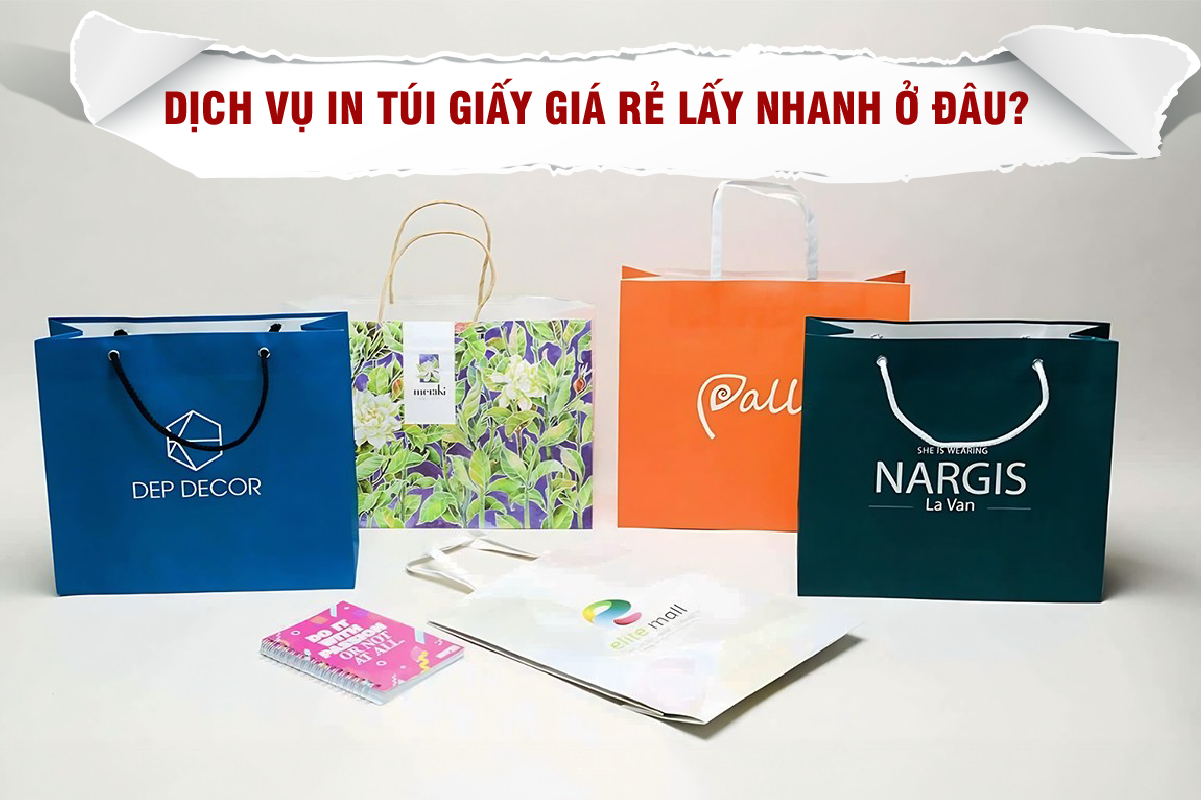 Dịch vụ in túi giấy giá rẻ lấy nhanh ở đâu