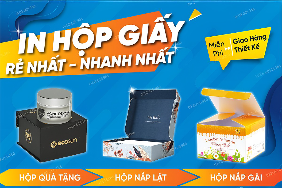 In ấn ACE – dịch vụ in hộp giấy theo yêu cầu nhanh chóng, chất lượng cao