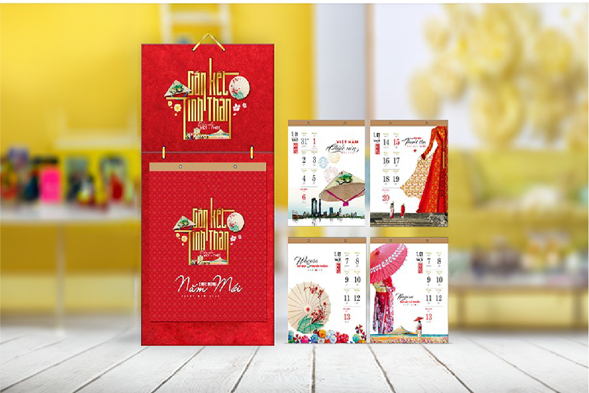 In lịch Tết độc quyền