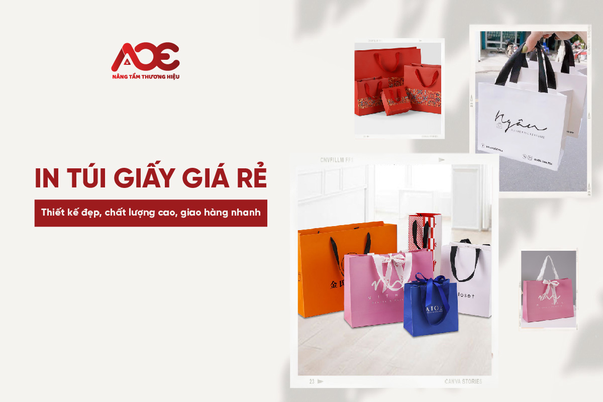 Công ty in ấn ACE cung cấp dịch vụ in túi giấy giá rẻ Toàn quốc