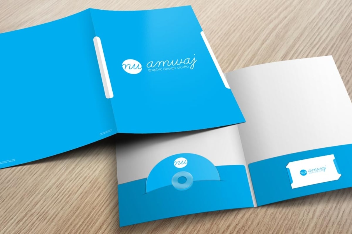 In bìa kẹp file đựng đĩa CD và cardvisit