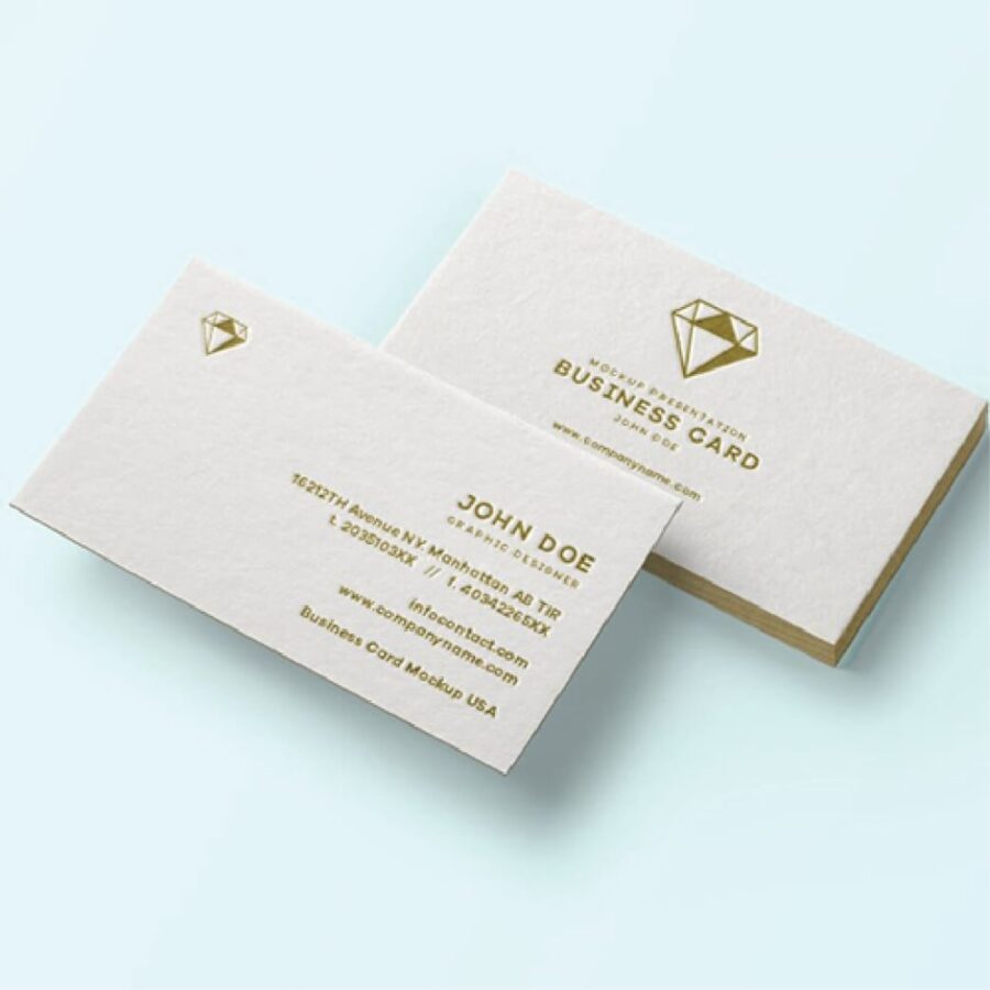 In card visit giấy mỹ thuật