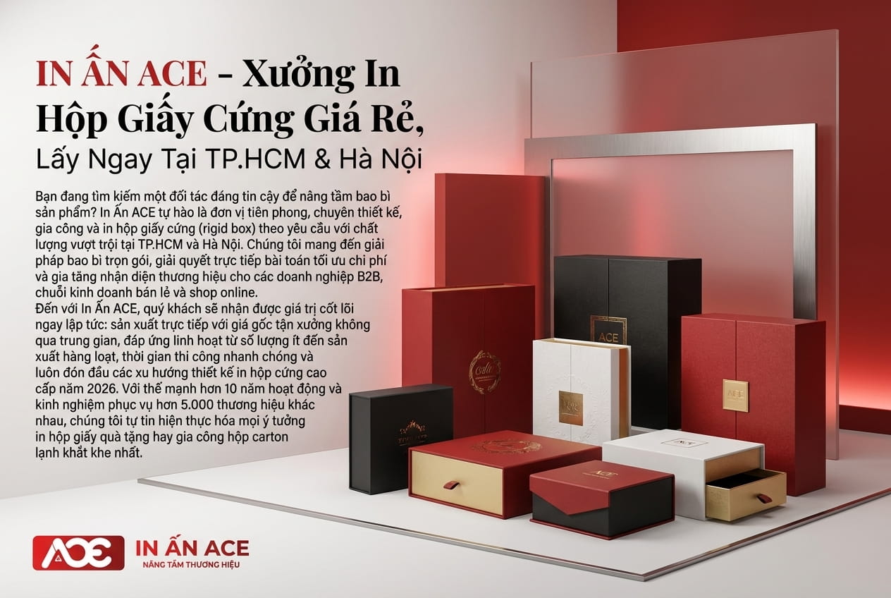 In hộp giấy cứng