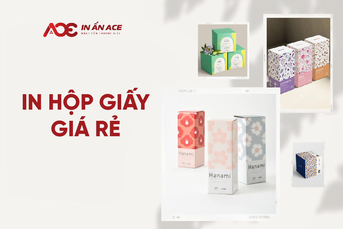 In hộp giấy giá rẻ tại In Ấn ACE
