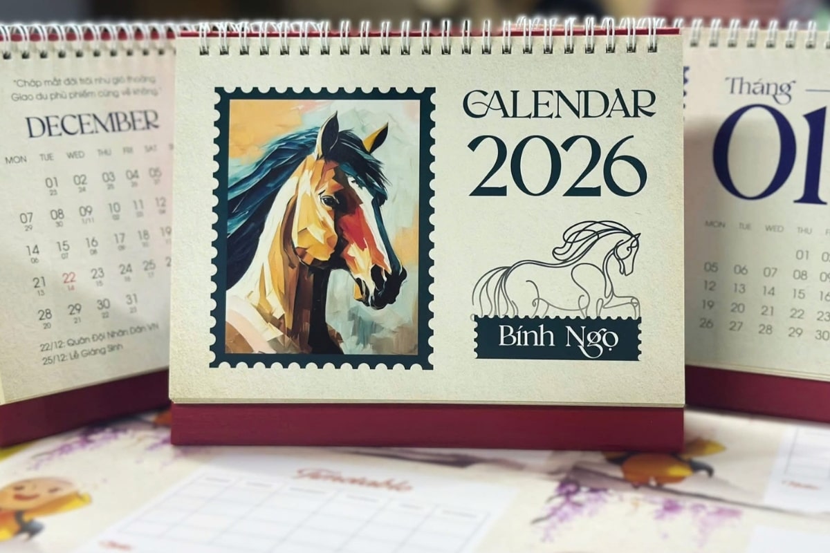 In lịch để bàn