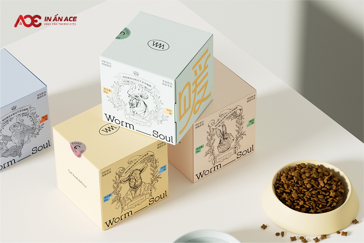 Mẫu hộp giấy vuông giá rẻ