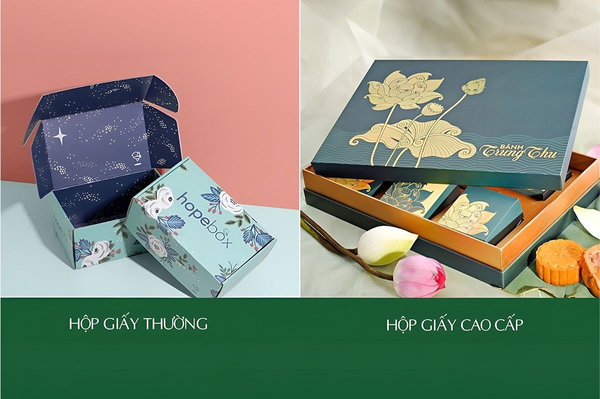Cấu tạo in hộp giấy cao cấp