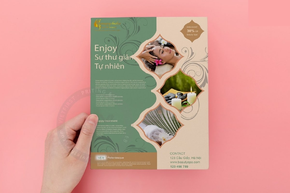 Chất liệu giấy in tờ rơi A4