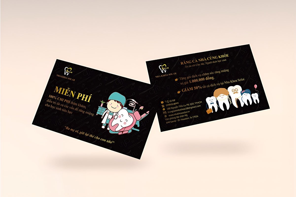 Chất liệu giấy in danh thiếp chuẩn