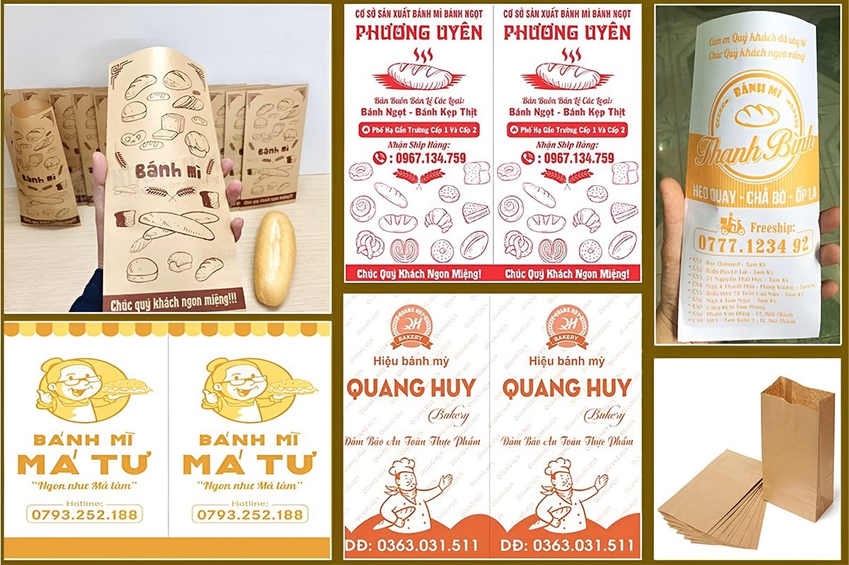 Đặc điểm in túi bánh mì
