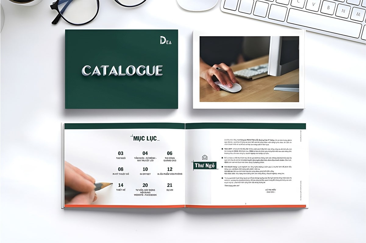 Cấu tạo của in catalogue bìa cứng
