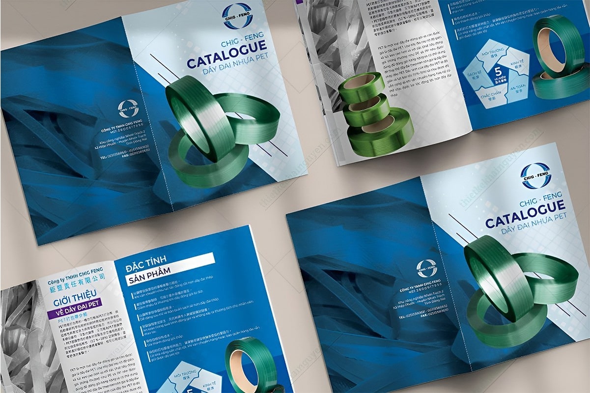 Các thiết kế phổ biến khi in catalogue giá rẻ