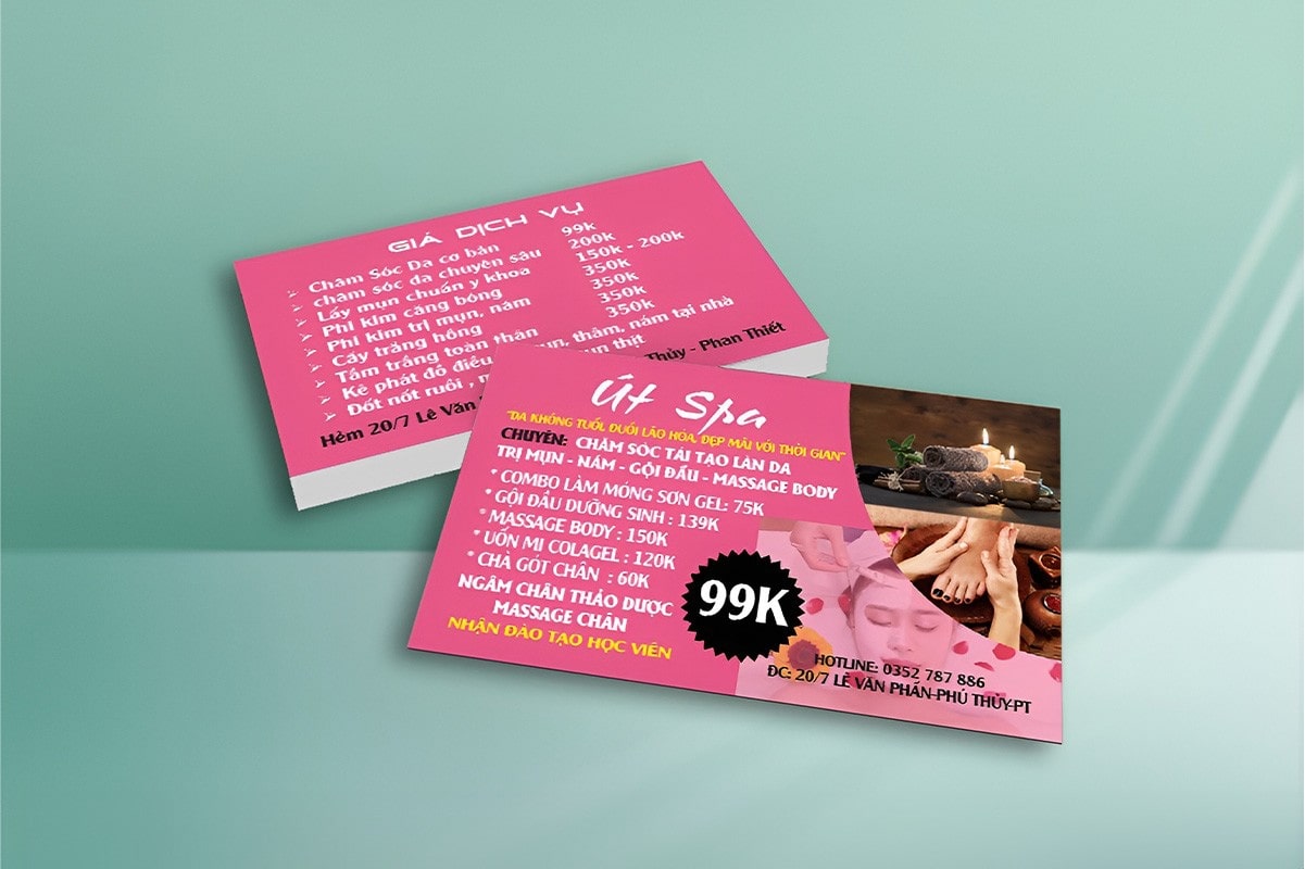Một số lưu ý khi thiết kế in danh thiếp chuẩn