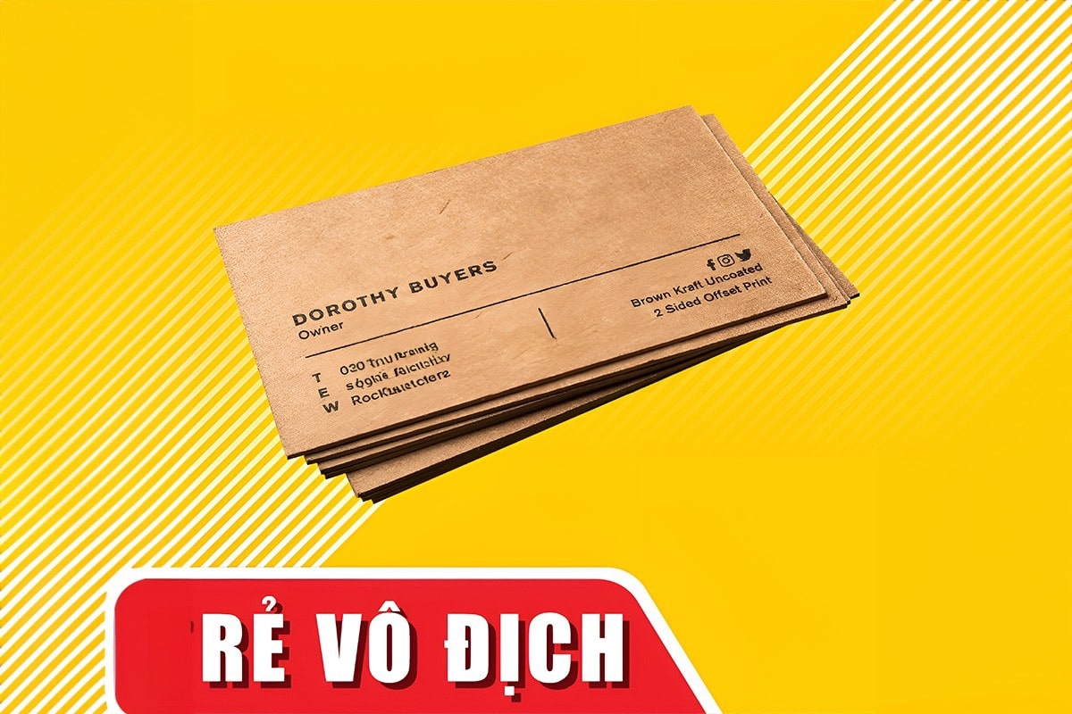 In danh thiếp giấy mỹ thuật
