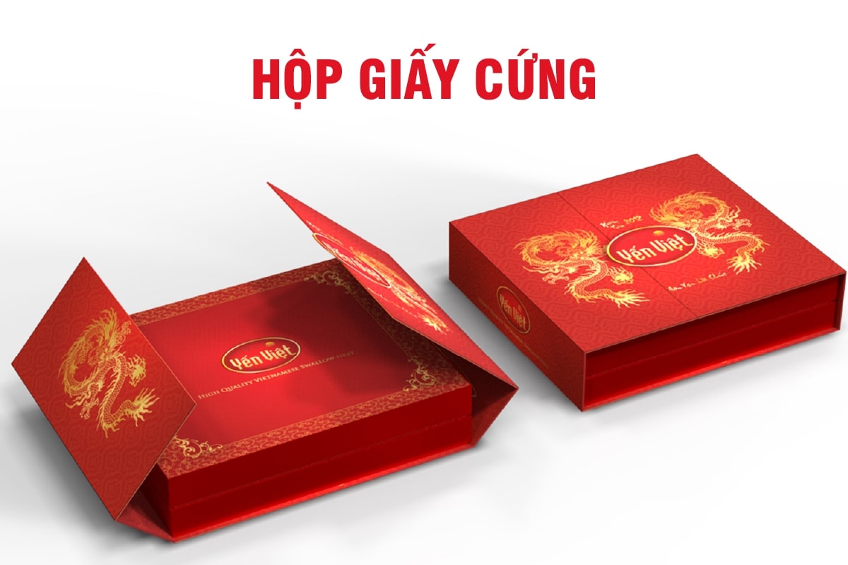 In hộp giấy cứng