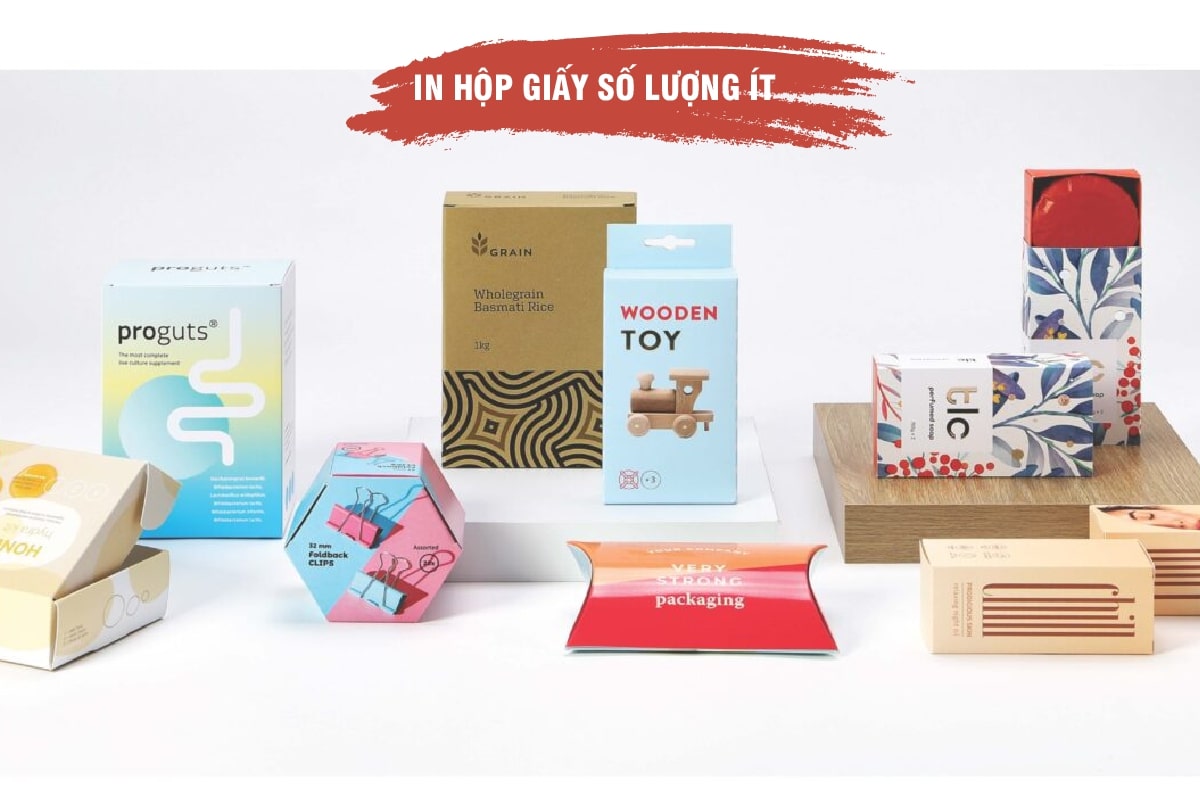 In hộp giấy số lượng ít