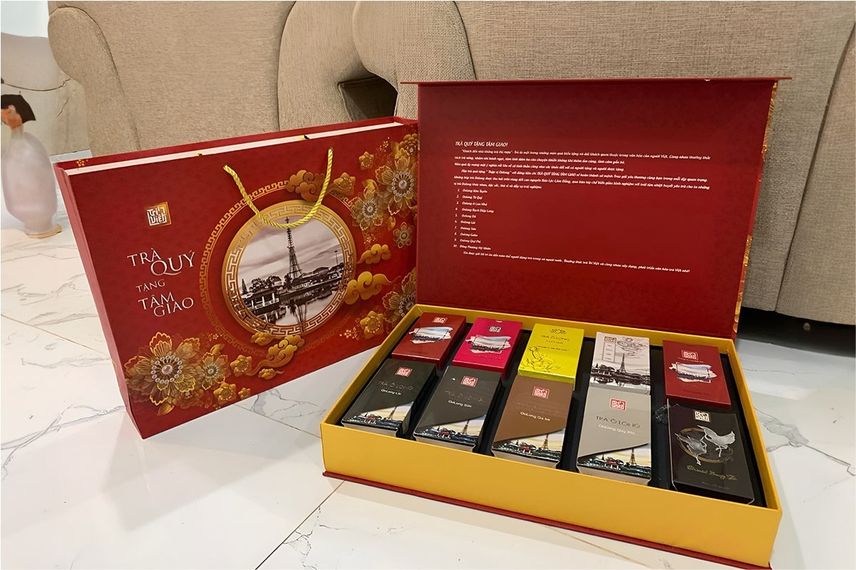 In hộp quà giấy - hộp nắp gập