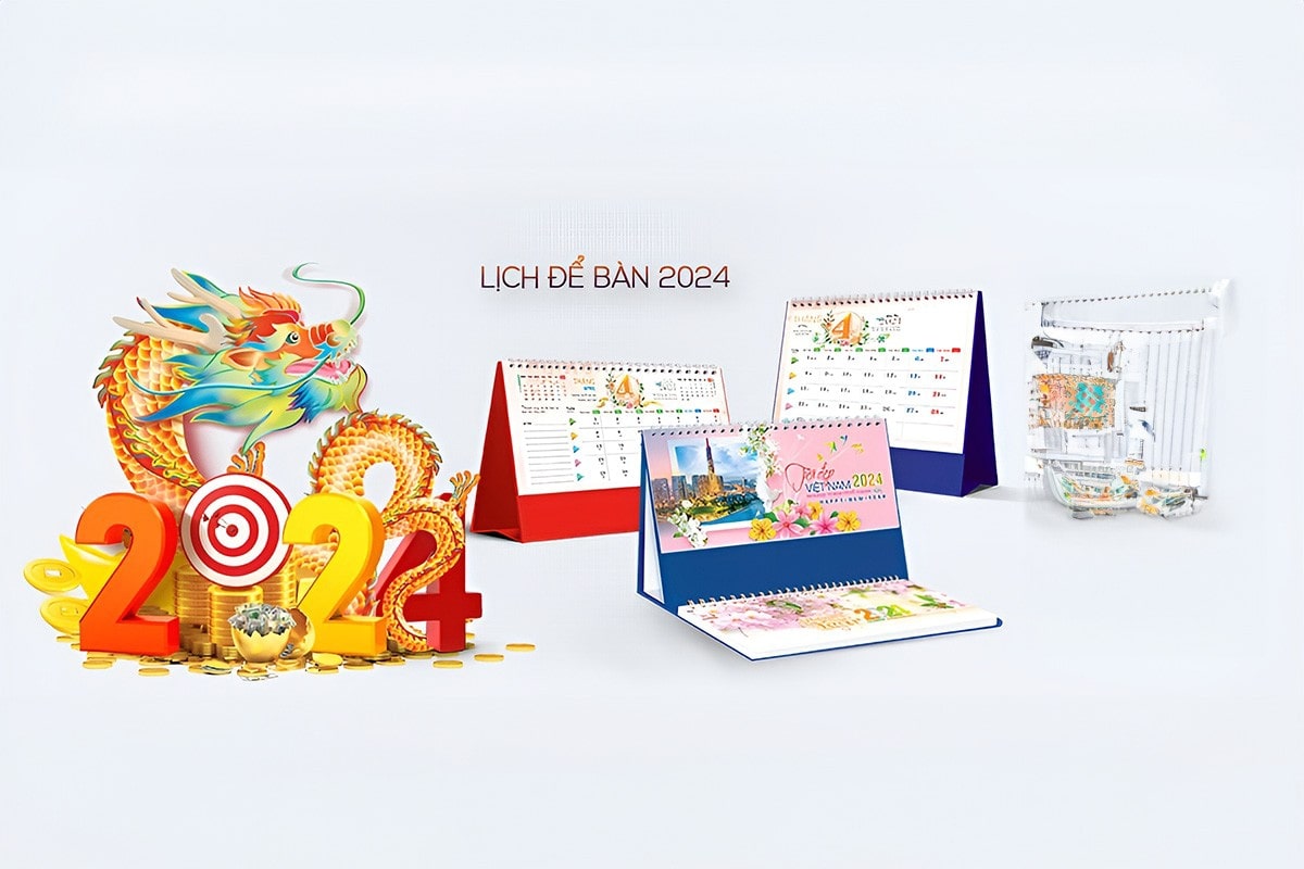 In lịch để bàn