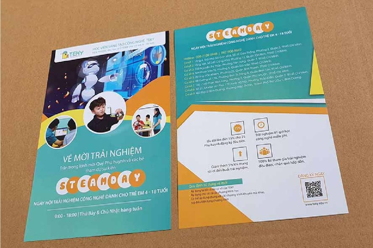 Các loại tờ rơi A4 phổ biến