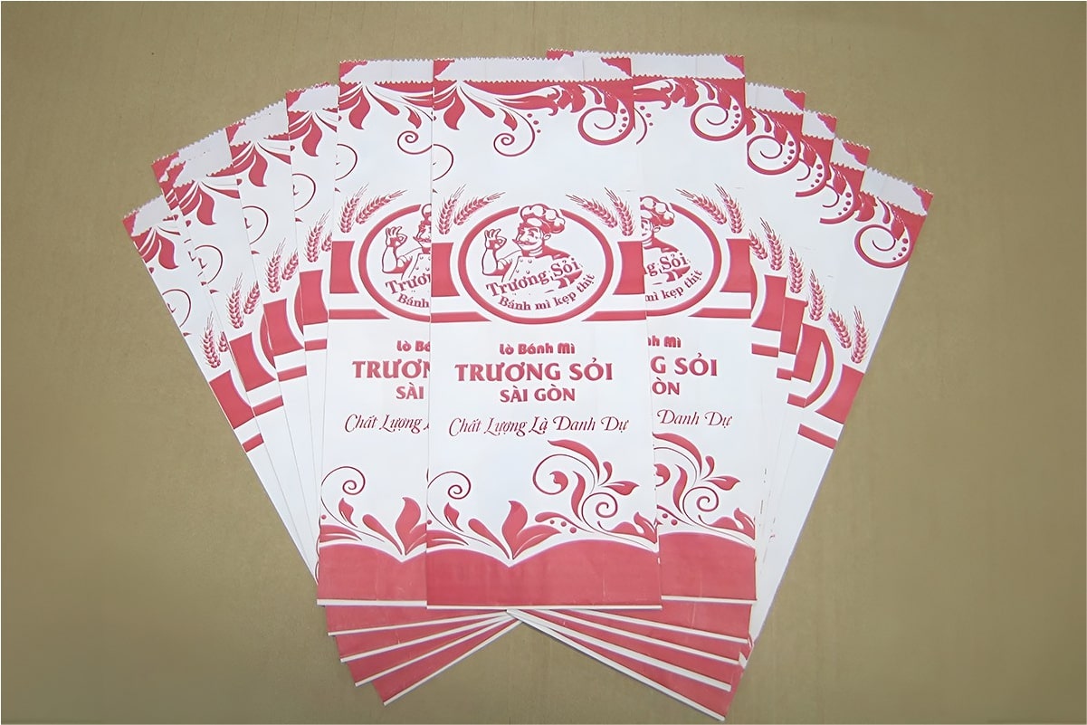 In túi bánh mì in logo