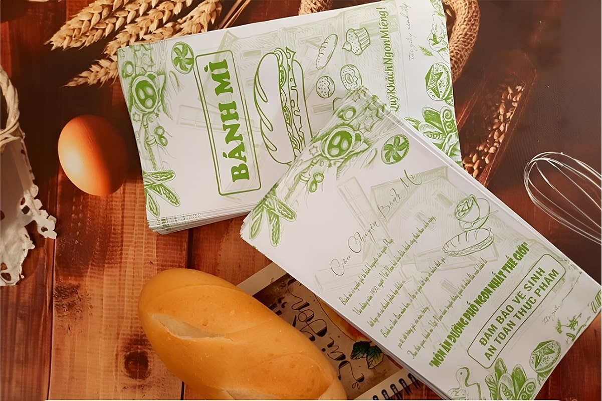 In túi bánh mì trơn