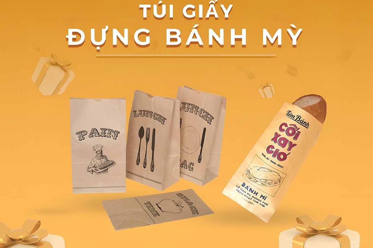 In túi bánh mì