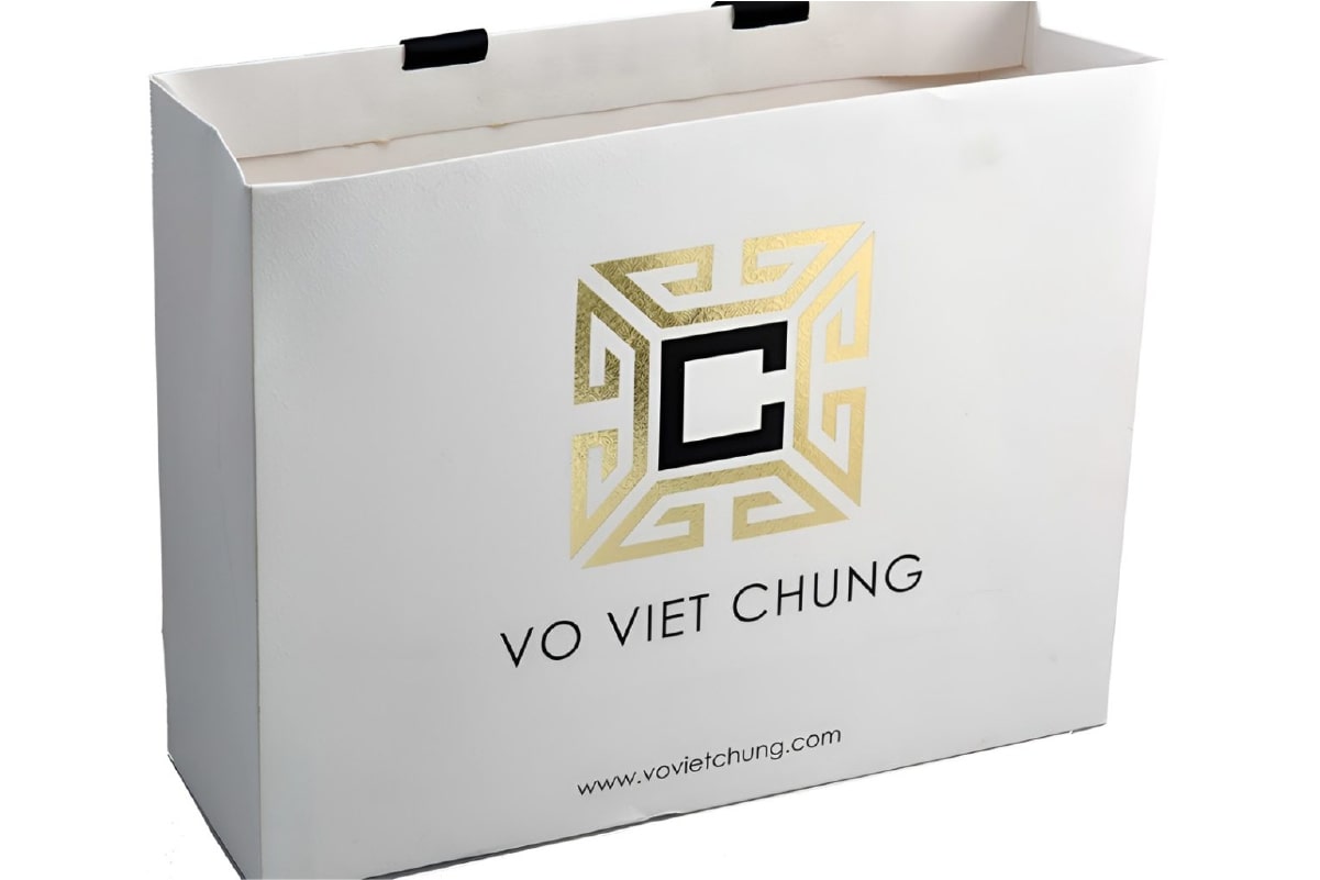 In túi giấy ép kim chữ