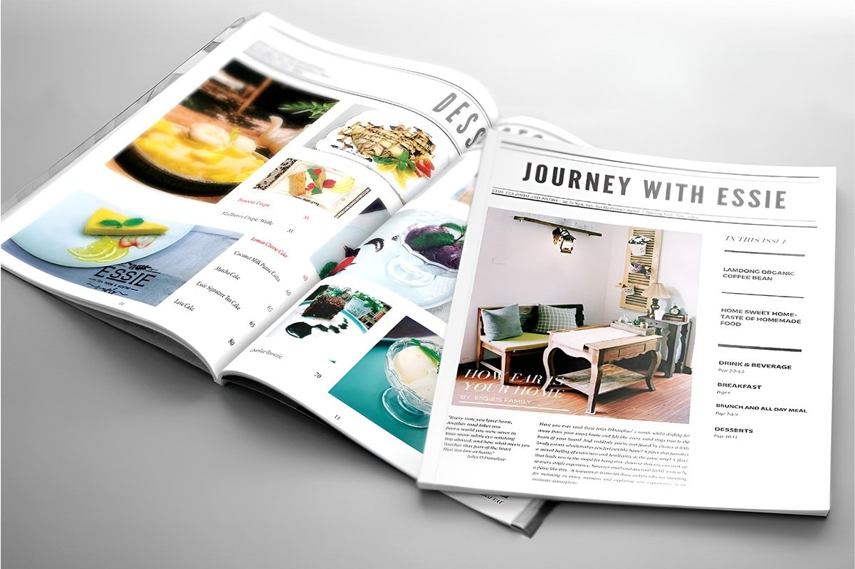 Kích thước in catalogue số lượng ít