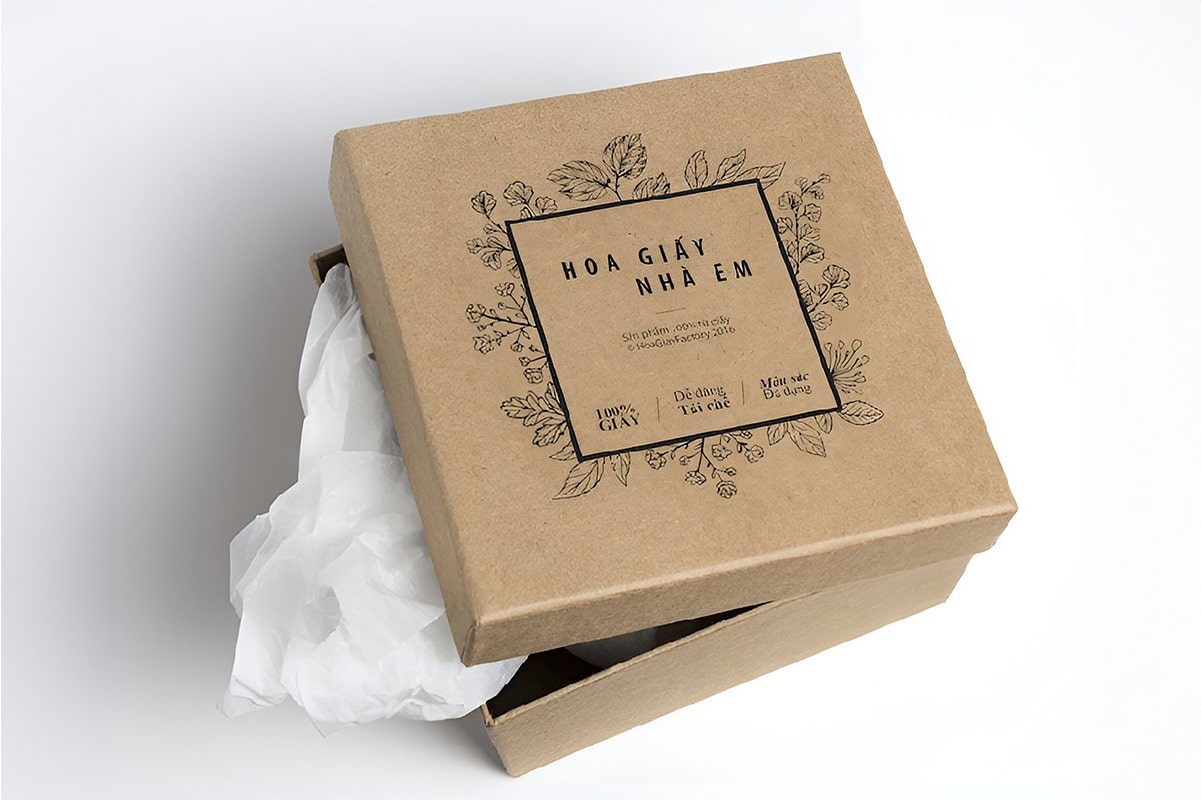 Ưu điểm của in hộp giấy Kraft