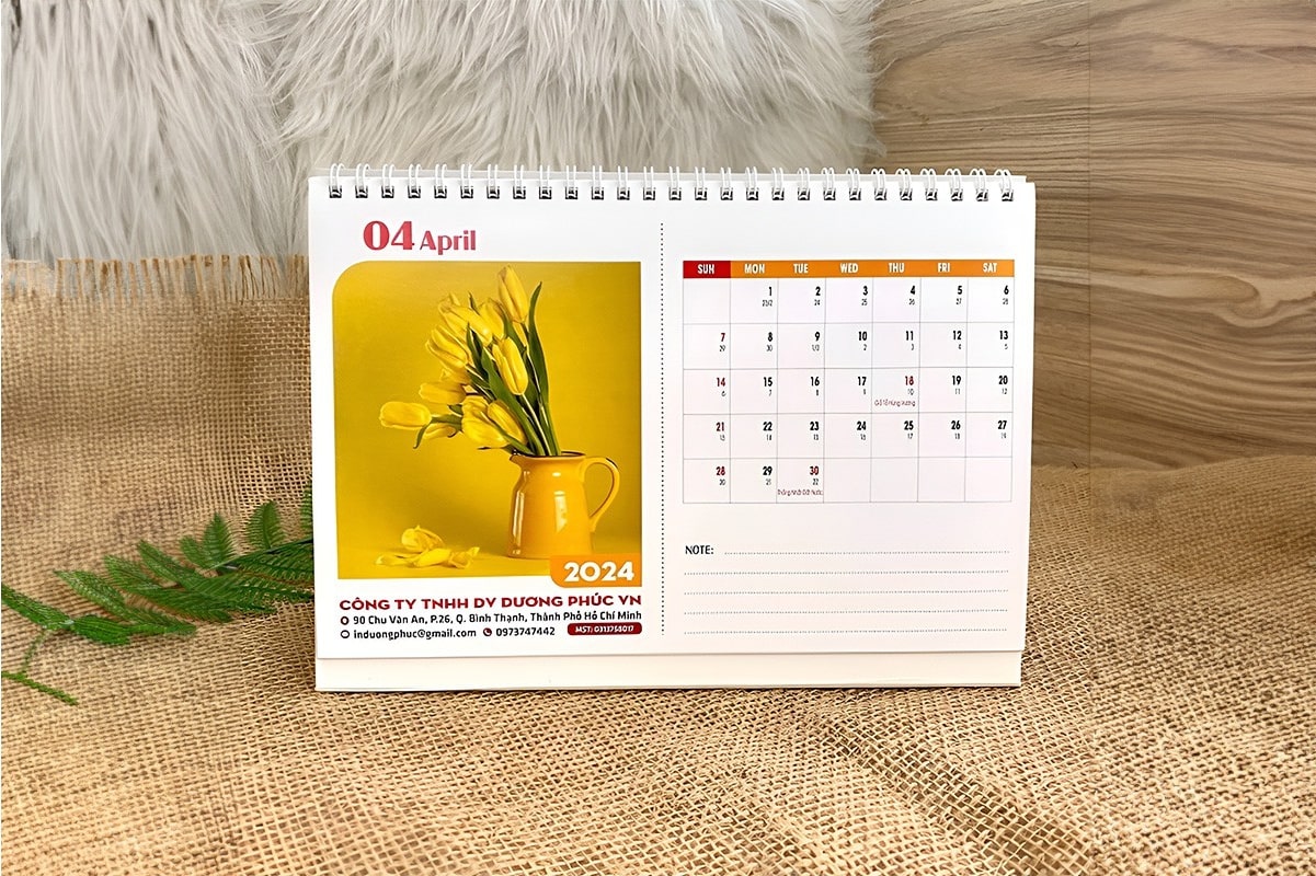 Ưu điểm khi in lịch để bàn
