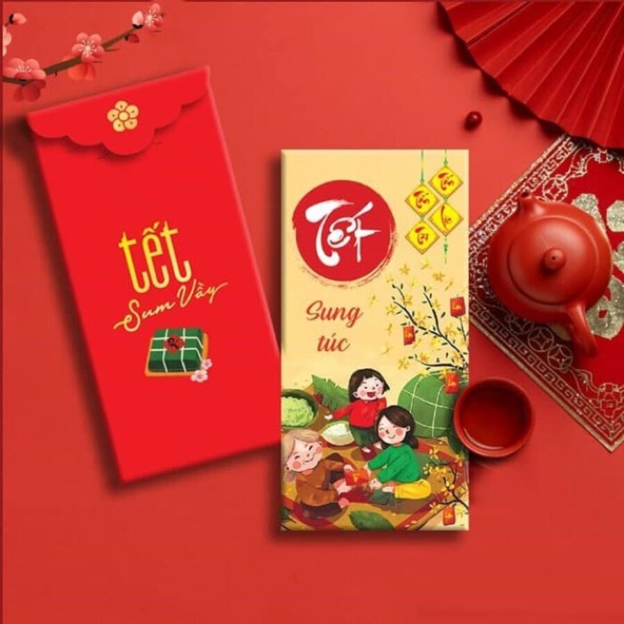 In bao lì xì sum vầy