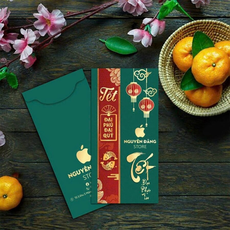 In bao lì xì xanh