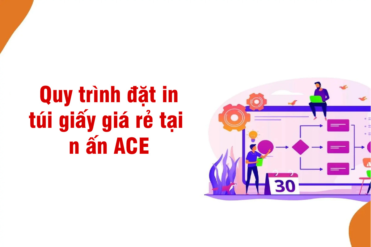 Quy trình đặt in túi giấy giá rẻ tại In ấn ACE ( Nguồn Internet)
