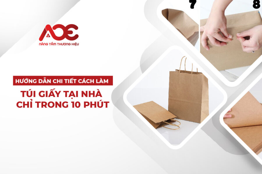Hướng dẫn chi tiết cách làm túi giấy tại nhà chỉ trong 10 phút