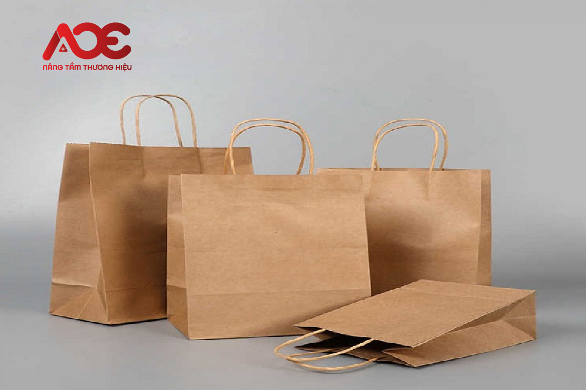 Mẫu thiết kế túi giấy đẹp - Túi kraft