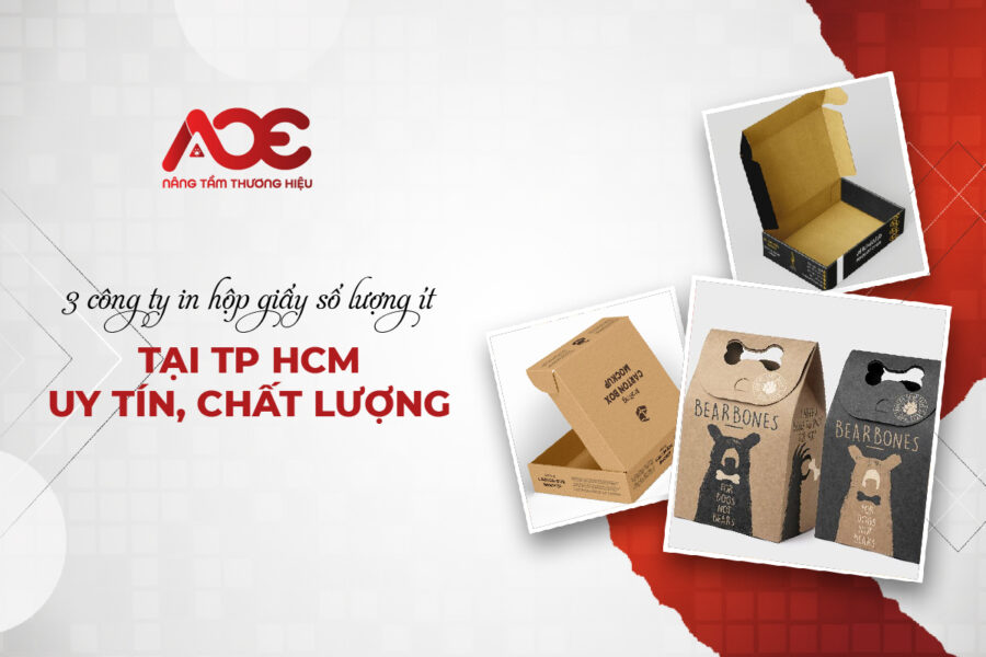 3 Công Ty In Hộp Giấy Số Lượng Ít TPHCM Uy Tín, Chất Lượng