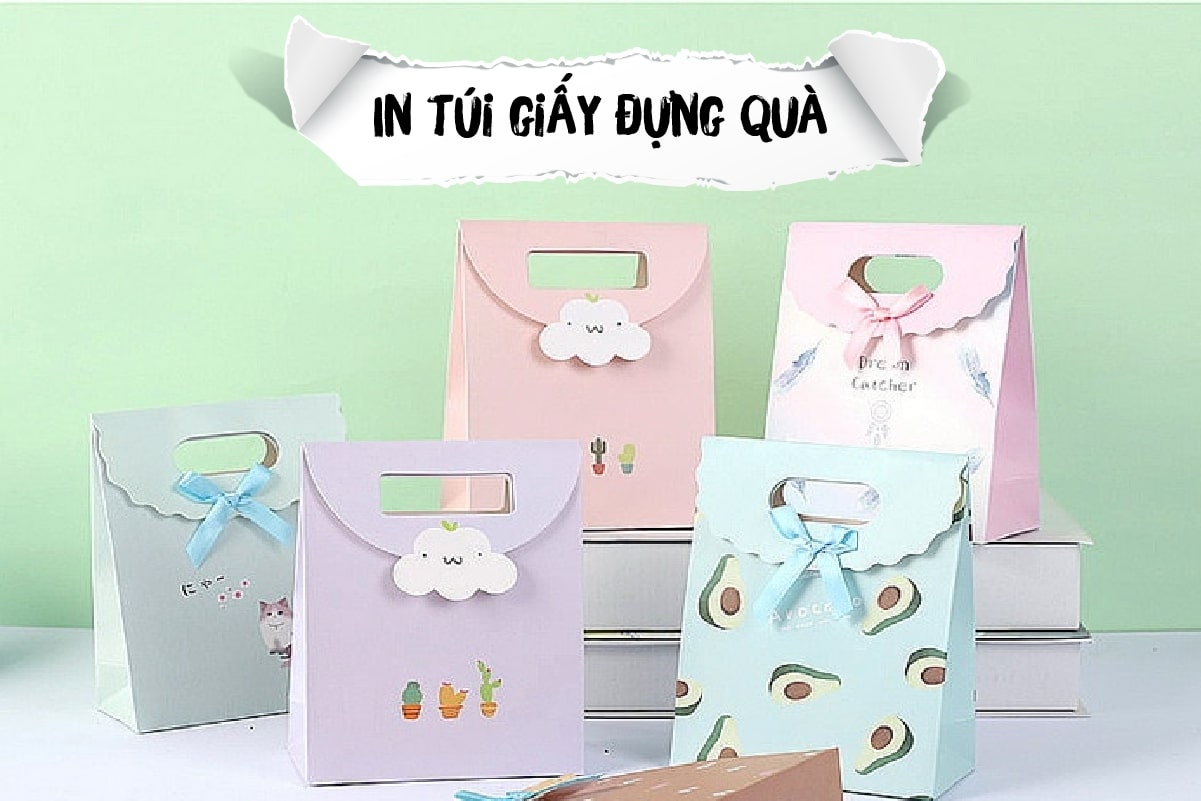 In túi giấy đựng quà