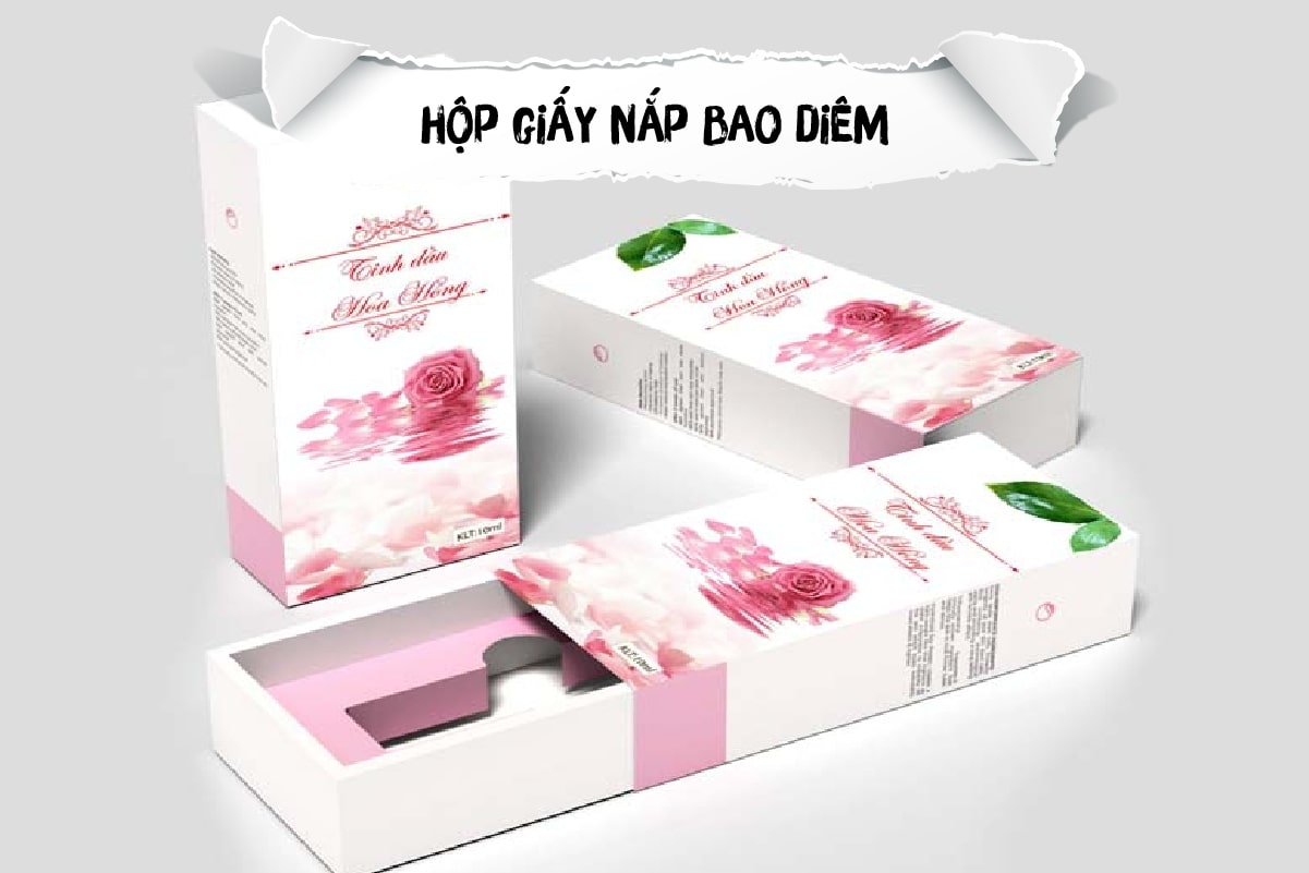 Mẫu hộp giấy nắp bao diêm