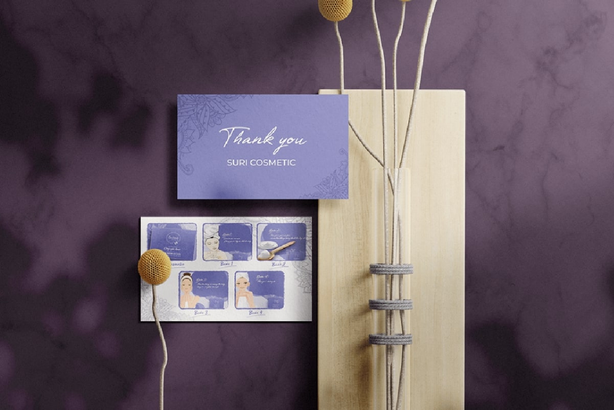 Mẫu card visit nâng số 1