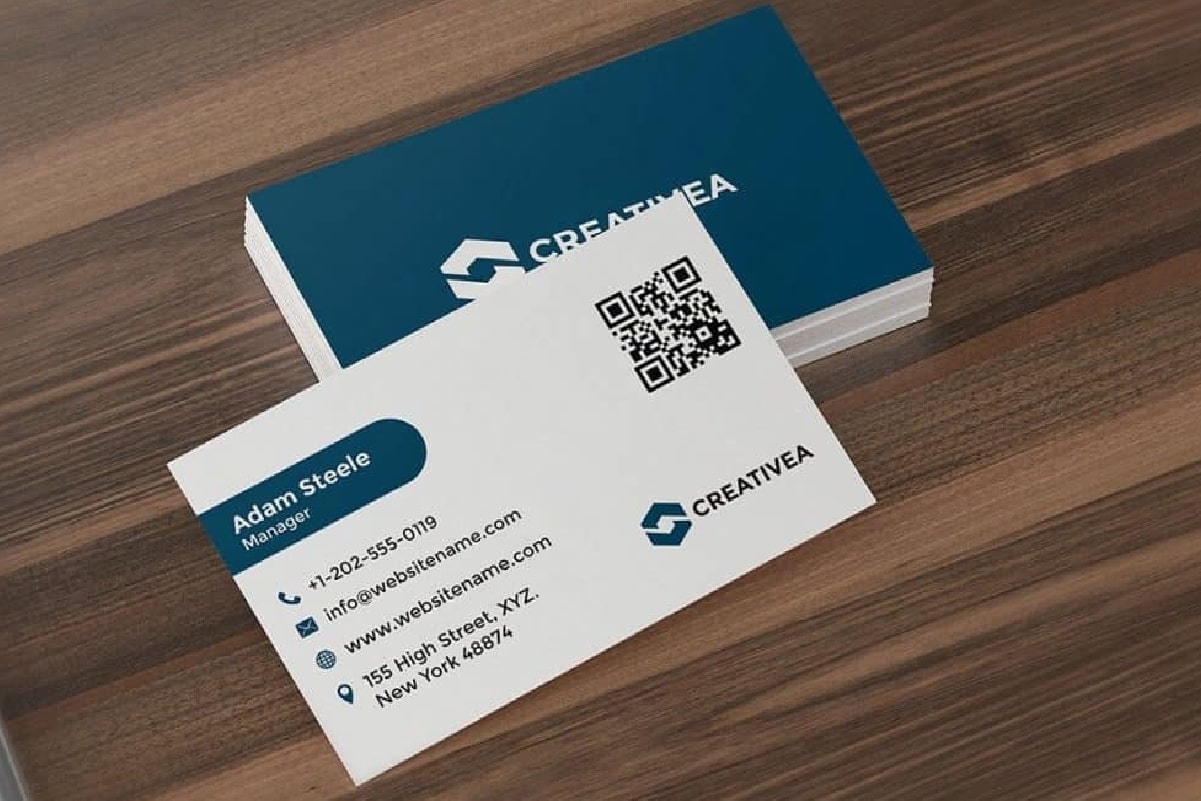 Mẫu card visit nâng số 9