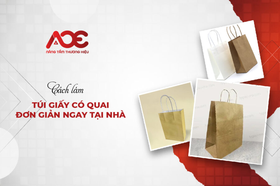 Cách làm túi giấy có quai đơn giản ngay tại nhà