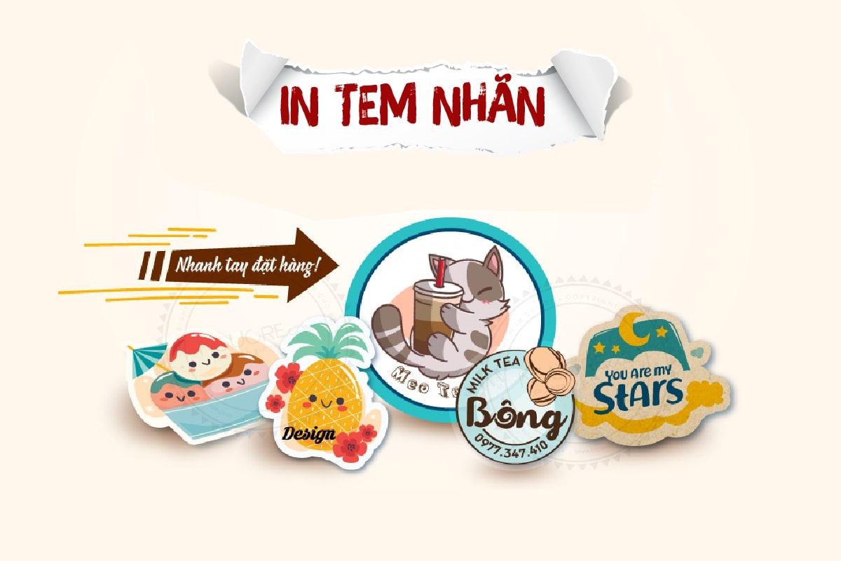 In tem nhãn