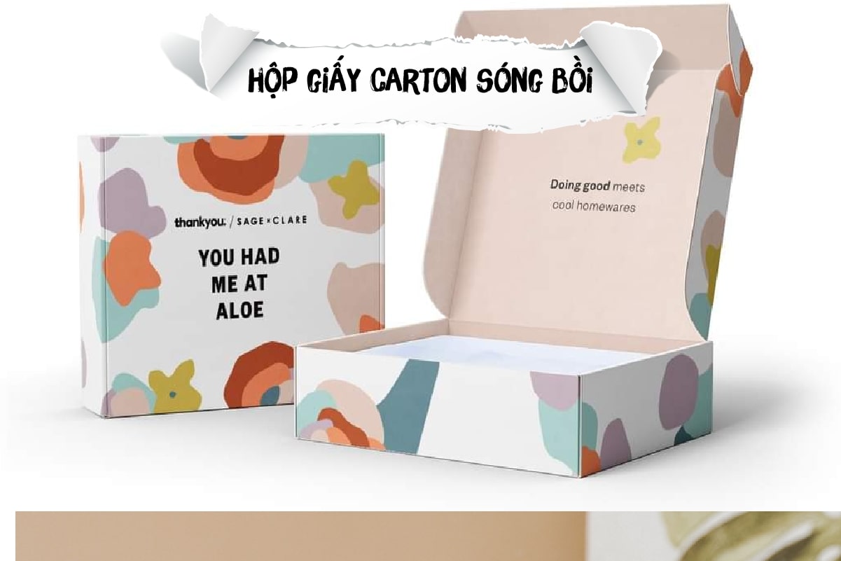Mẫu hộp giấy carton sóng bồi
