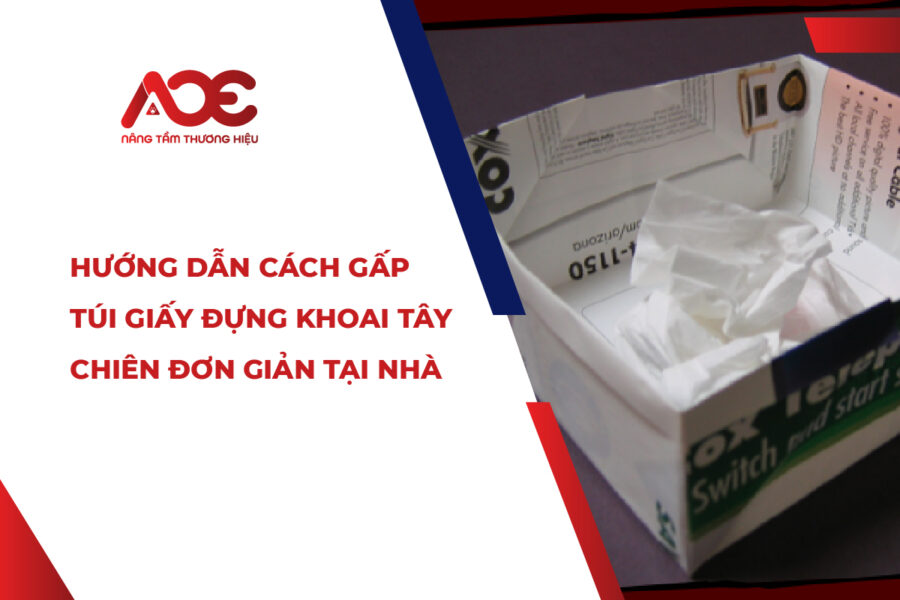 Tái chế thông minh với cách gấp hộp giấy đựng rác tiện lợi ngay tại nhà