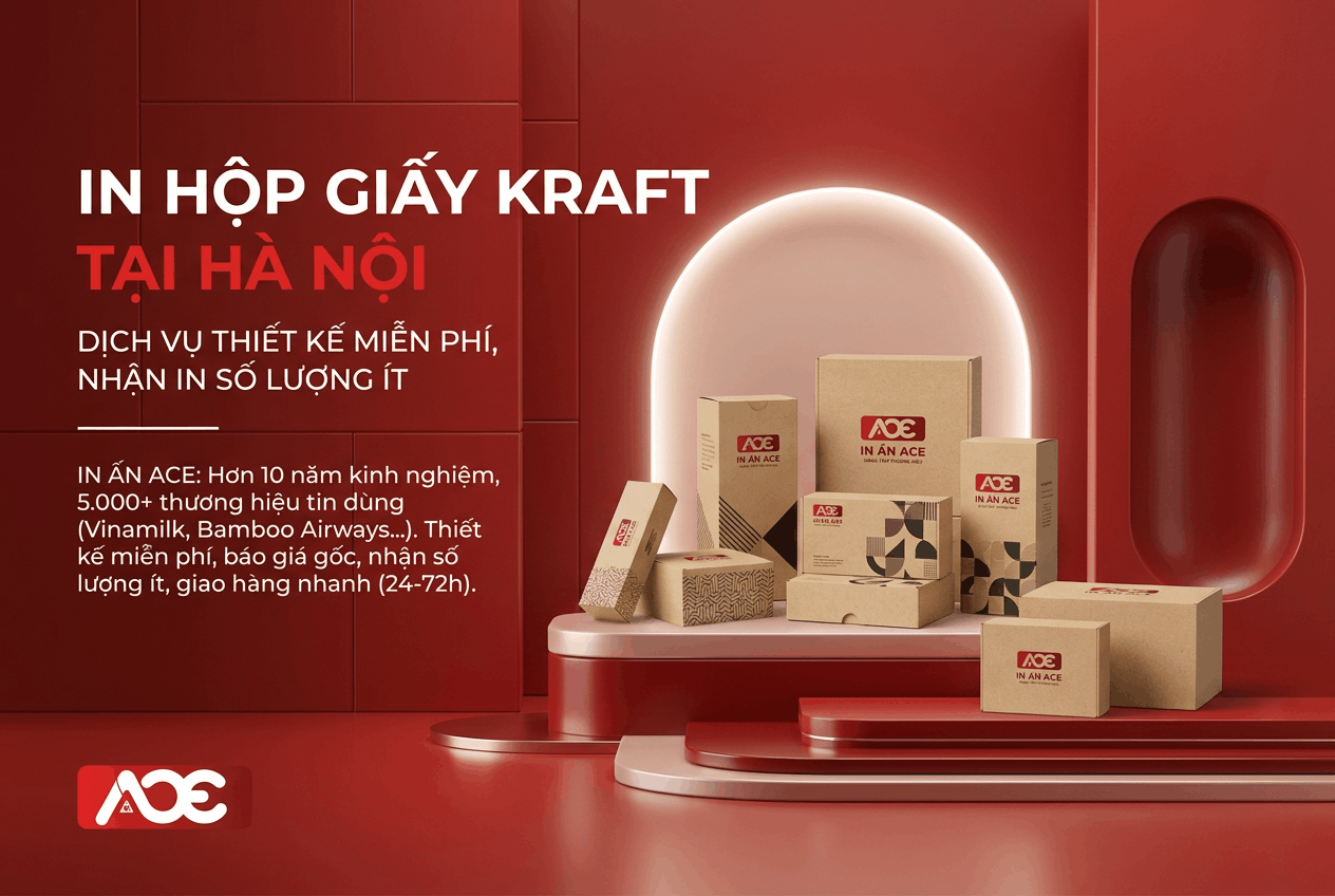 xưởng in hộp giấy kraft tại Hà Nội